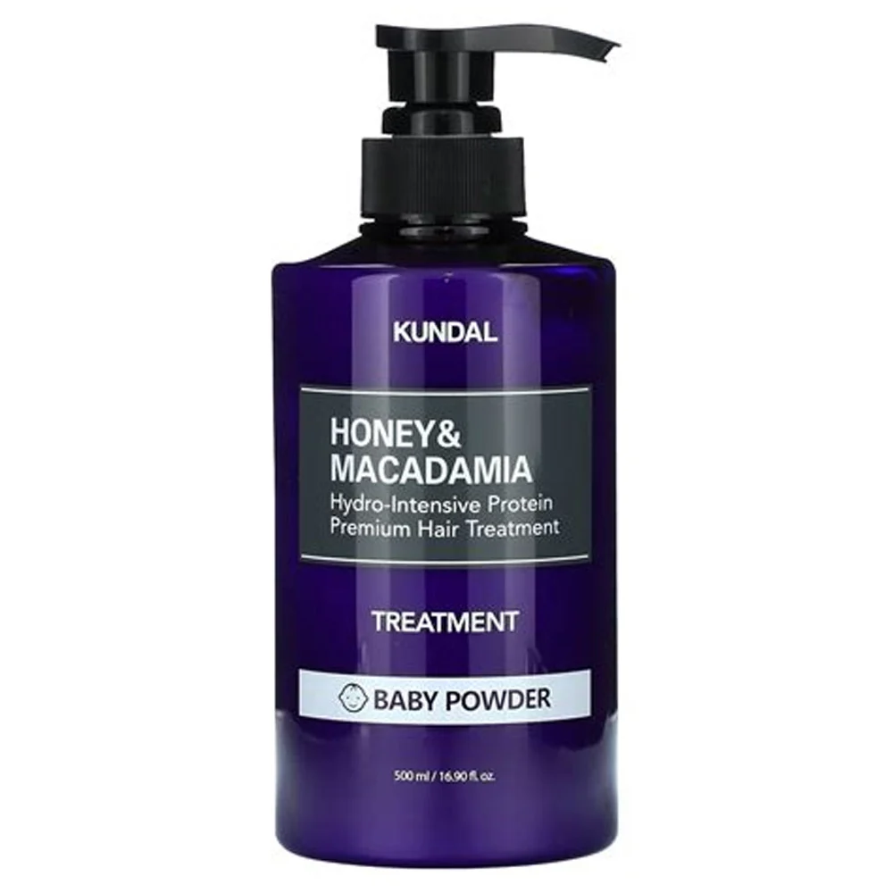 KUNDAL BABY POWDER treatment honey macadamia 500ml