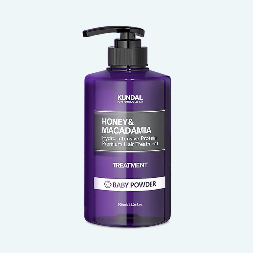 KUNDAL BABY POWDER treatment honey macadamia 500ml 