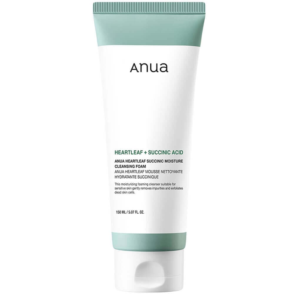 ANUA heartleaf Succinic moisture cleansing foam