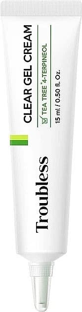 TROUBLESS Clear Gel Cream 15ml