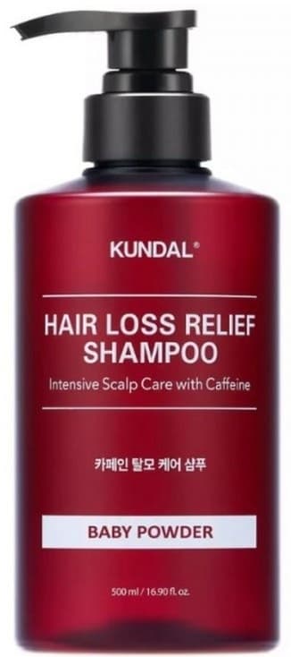 KUNDAL Hair Loss Relief Shampoo BABY POWDER 500 ml