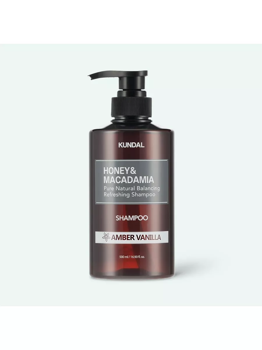 KUNDAL AMBER VANILLA shampoo honey macadamia 500ml
